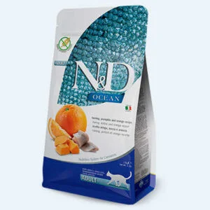 Farmina ND Cat - Ocean Pumpkin Arenque, Naranja y Calabaza
